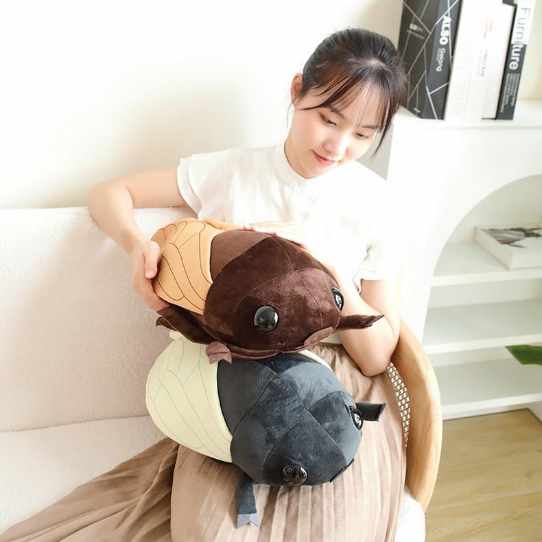 Toy Cicada Plush Insect Stuffed Doll Photo Prop Bedroom Decoration Kids Gift