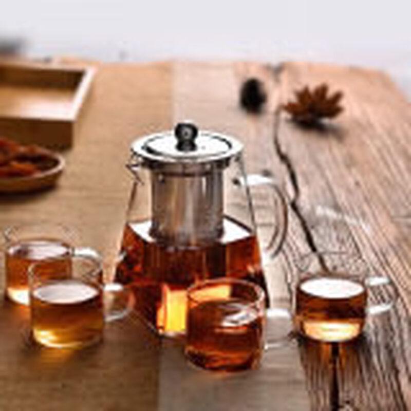 ZISIZ Stainless Steel Infuser Tea Pot