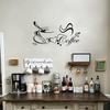 Kitchen Quotes Wall Sticker Removable PVC Wall Art Sign Peel And Stick Wall Decals for Dining Baking Room Bar Restaurant Home Decor
