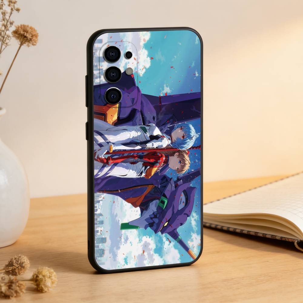 Neon Genesis Evangelion Phone Case For Samsung S25,S24,S21,S22,S23,S30,Ultra,S20,Plus,Fe,Soft Silicone Black Cover