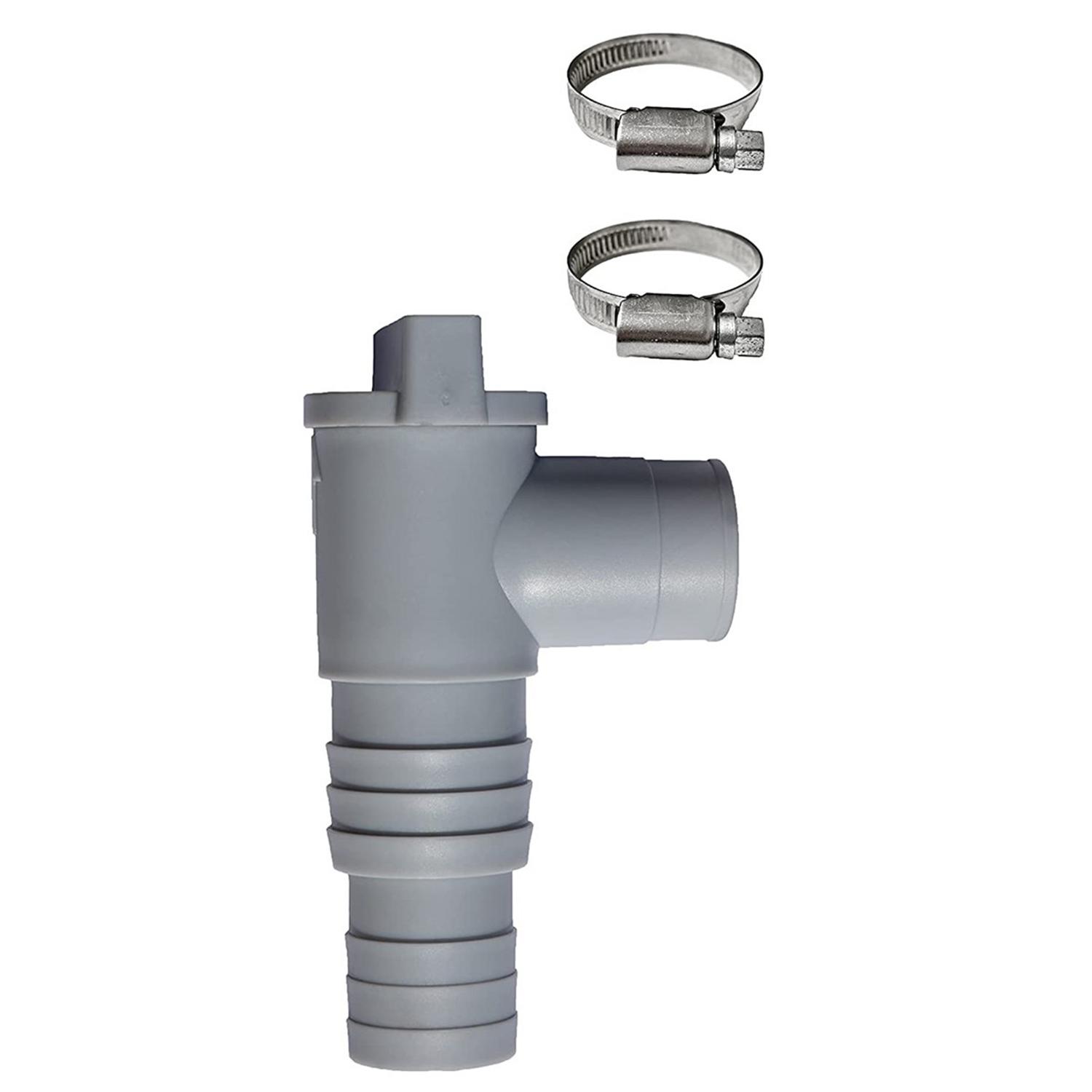 

32mm Hose Valve Joint Pool On/Off Plunger Valve Leak Proof Sealed Replacement Outdoor Swimming Pool Pond Drainage Pipe Fittings