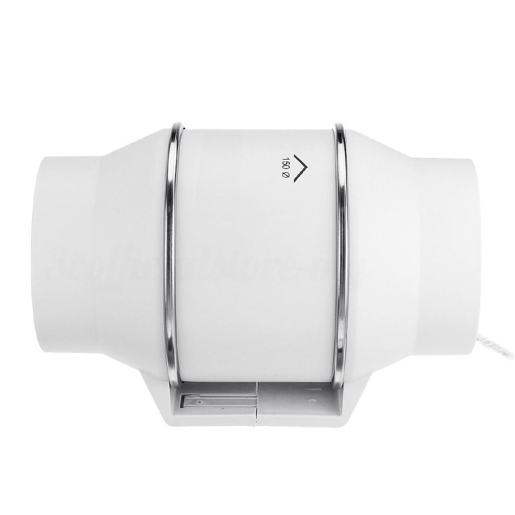 4/6/8 Inch Industrial Exhaust Fan Kitchen Toilet Ventilation Duct Fan Mute and Powerful Extractor Fans Window Ventilation Fan
