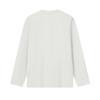 Fila White Minimalist Fashion Classic Casual Versatile Comfortable Long Sleeve T-Shirt Men tops F11M613216FGY
