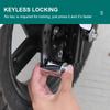 SEAMETAL Disc Brake Lock Motorcycle Mini Security Wheel Disk Lock Zinc Alloy Steel Anti Theft Disk Lock for Motorbike Bicycle Scooter
