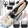 Tondeuse Pour Animaux - Professionnelle - Sans Fil - Étanche - Moteur Puissant - Faible Bruit