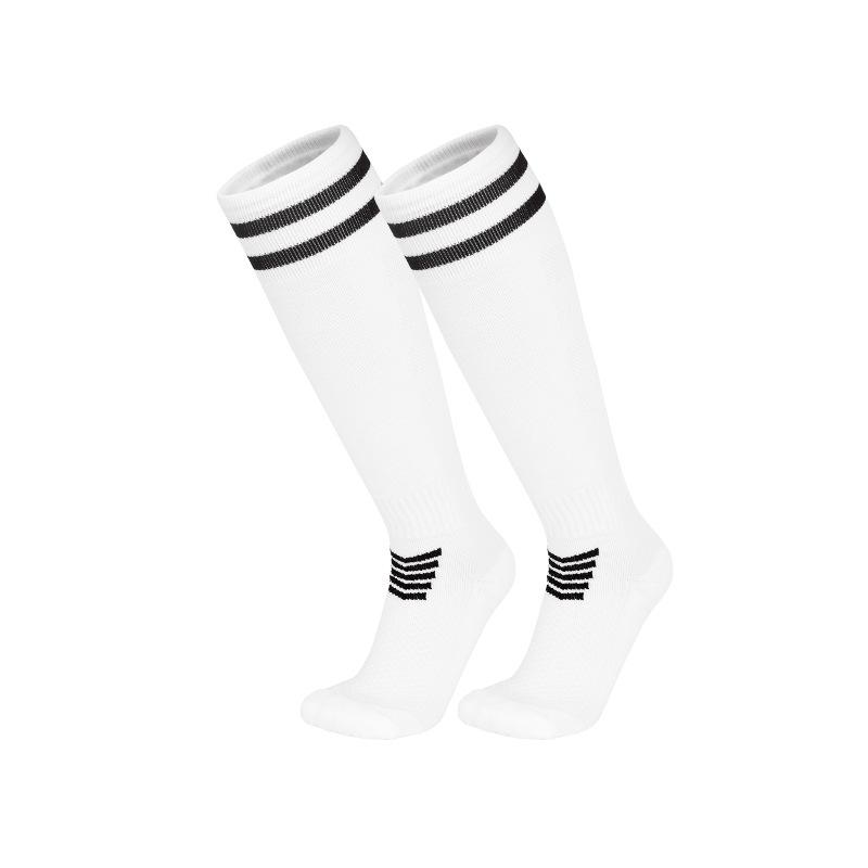 2026 Echte Kampf-Langrohr-Fußballsocken Professionell für Erwachsene, Kinder, ältere Kinder Frottee-Boden Beinschoner Atmungsaktive Sportsocken