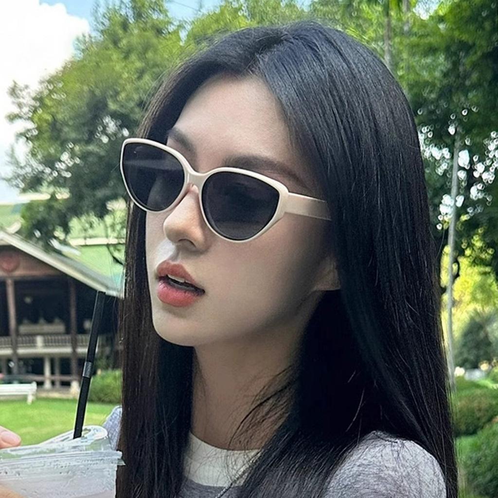 New Chestnut Cat's Eye Retro Sunglasses Women's Advanced Ultra-light Sunglasses Metal Hinge Men's Sunglasses Women's Sunglasses