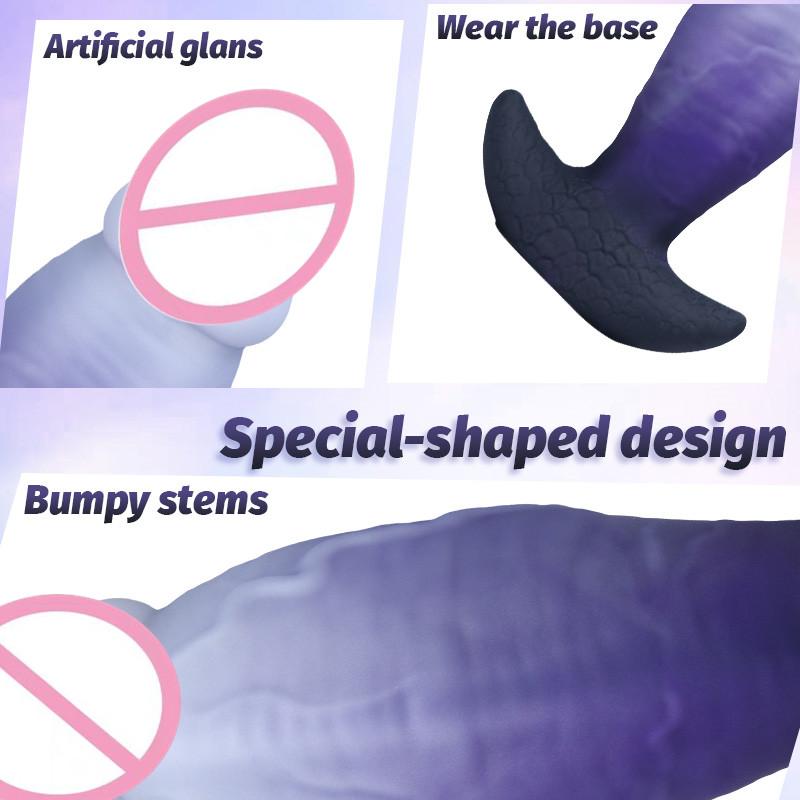 New Big Dildo Penis Prostate Massager Silicone Realistic G-spot Clitoris Stimulator Sexy Adult Anal Masturbator Oversized Strap-on Dildos Sex Toys 18+