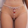 Mode Européenne et Américaine Chaîne de Corps de Luxe Short, Culotte Sexy Cristal Rubis Scintillant Chaîne de Taille Bikini Club