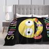 Smiling Friend Games Blanket  Warm Soft Funny Plush Throw Blanket For Bedroom Travel Office Flannel Bedspread Bed Cover