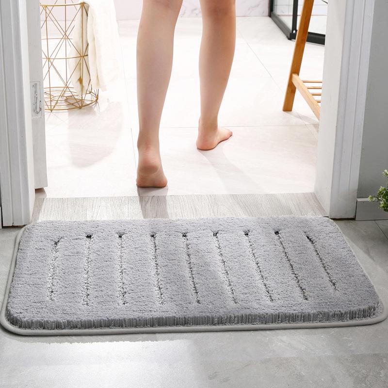 Thickened Non-Slip Bathroom Floor Mat – Quick Absorbent Soft Foot Pad for Entrance & Toilet