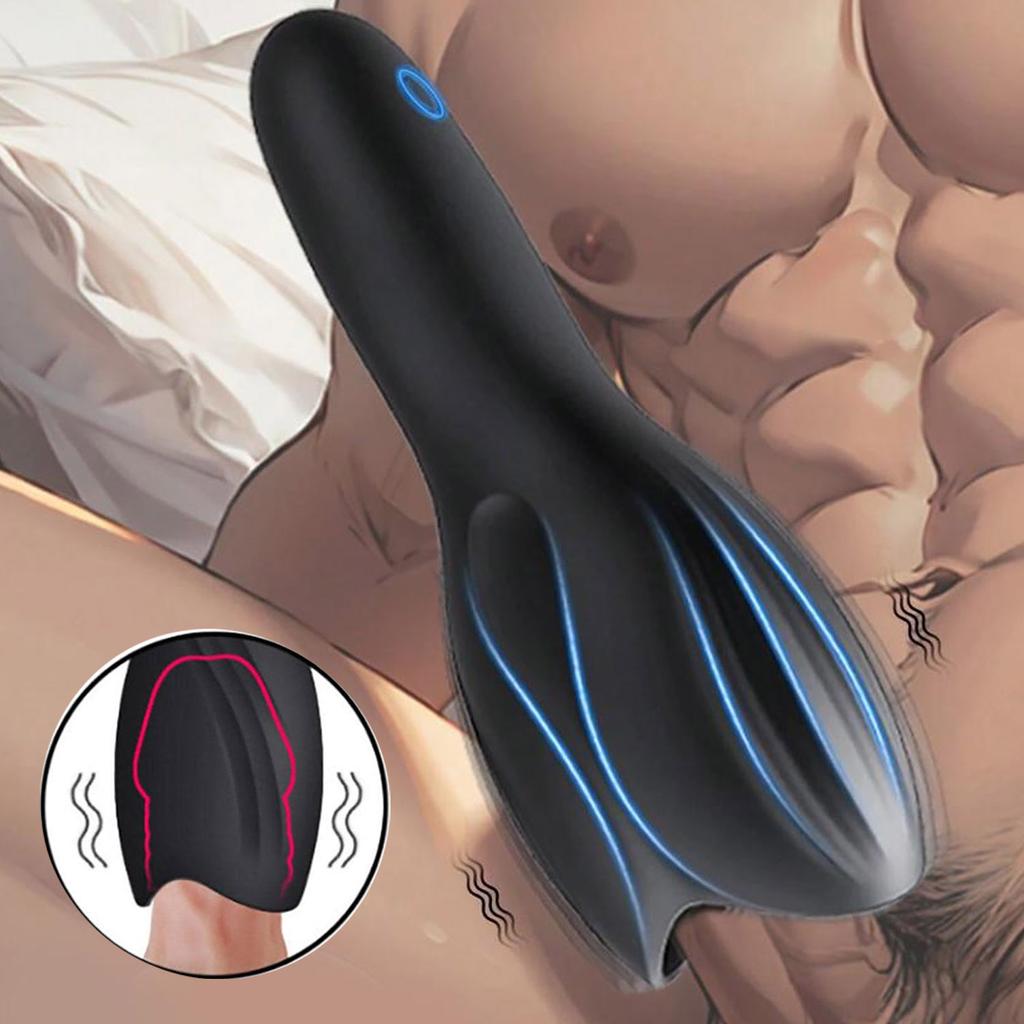 Sex Toys for Men Glans Trainer,Male Penis Massage Masturbator,10 Speed Vibrating Glans Vibrator,Men Lasting Delay Endurance Exer