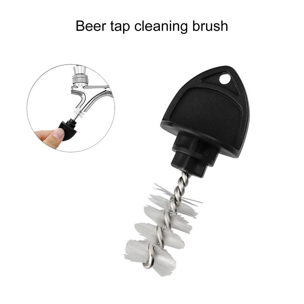 4Pcs Draft Beer Faucet Brushes Overnight Faucet Cleaning Plugs Faucet Sanitation Brush Accessories for Home Use