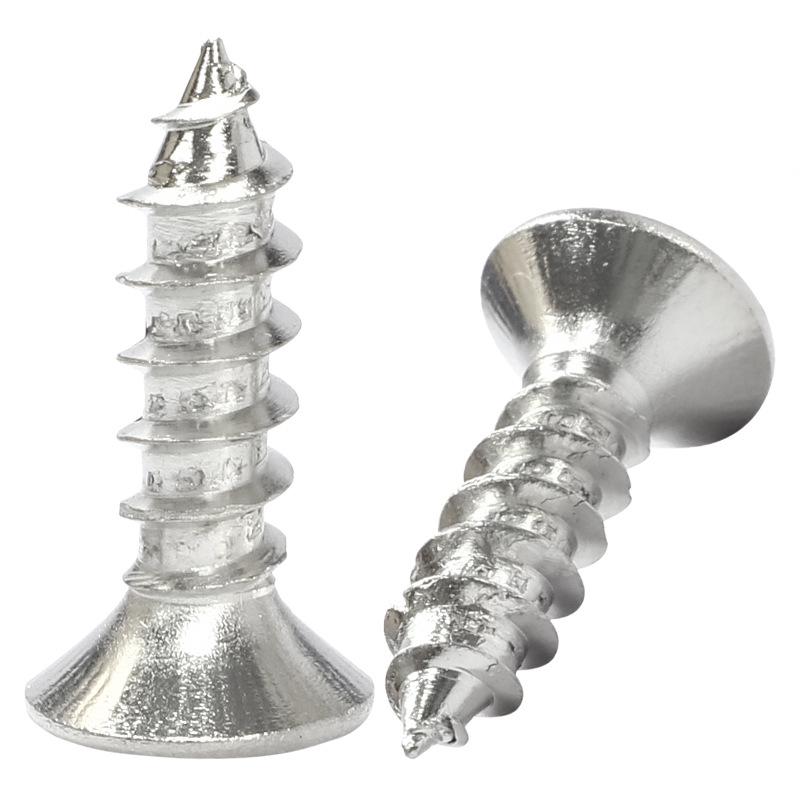 Grade 8.8 Nickel-Plated Countersunk Flat Head Hexagon Socket Self-Tapping Screws M2-M6.