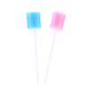 100 Piezas Bastoncillo Esponja Desechable Bastoncillos Bucales Uso Único Bastoncillo Desinfectante Flor de Ciruelo Accesorios de Limpieza Materiales Dentales