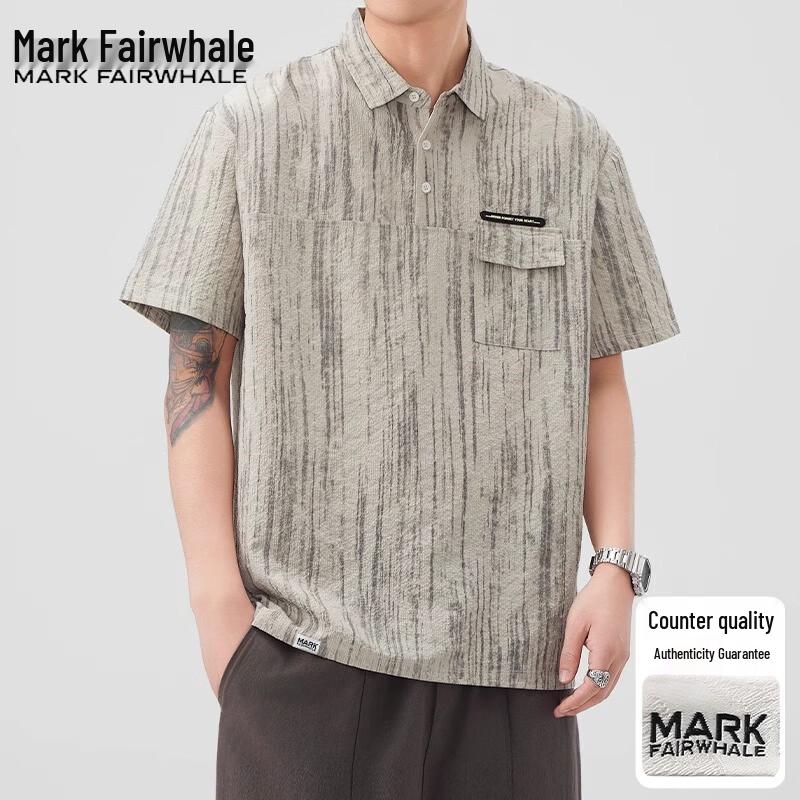Mark Fairwhale Men s Summer Breathable Polo T-Shirt L