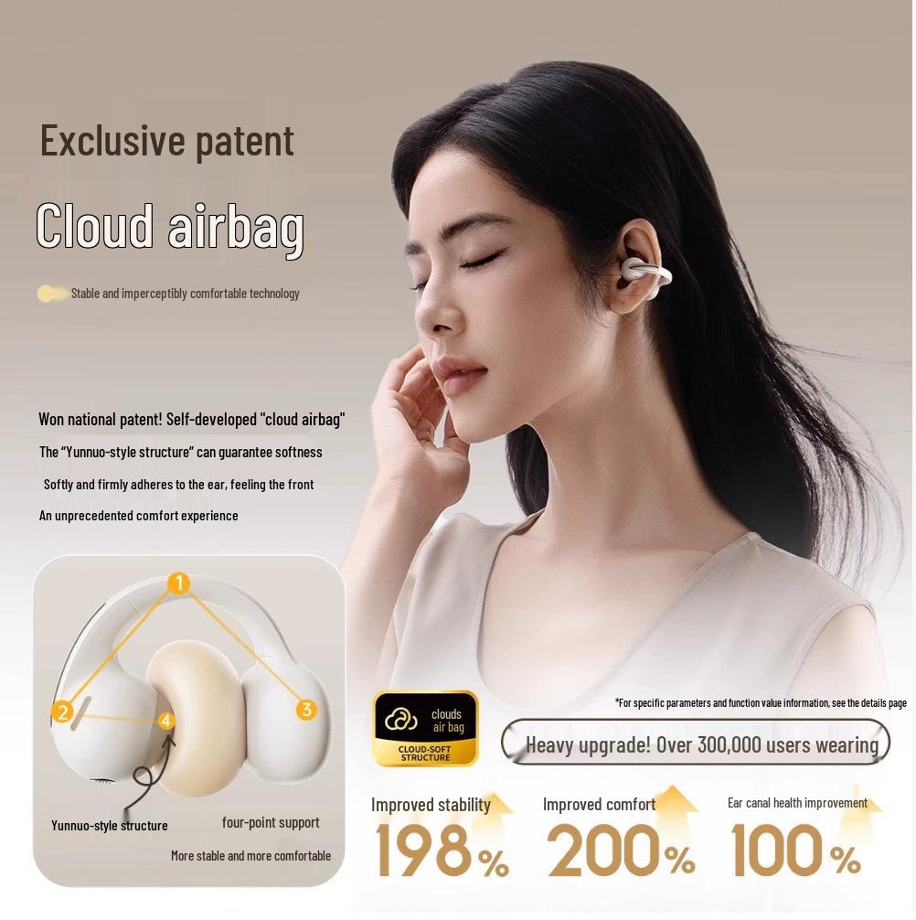 Baseus MC1 Bone Conduction Ear Clips: Open-Ear Wireless Headphones for Sports and Running