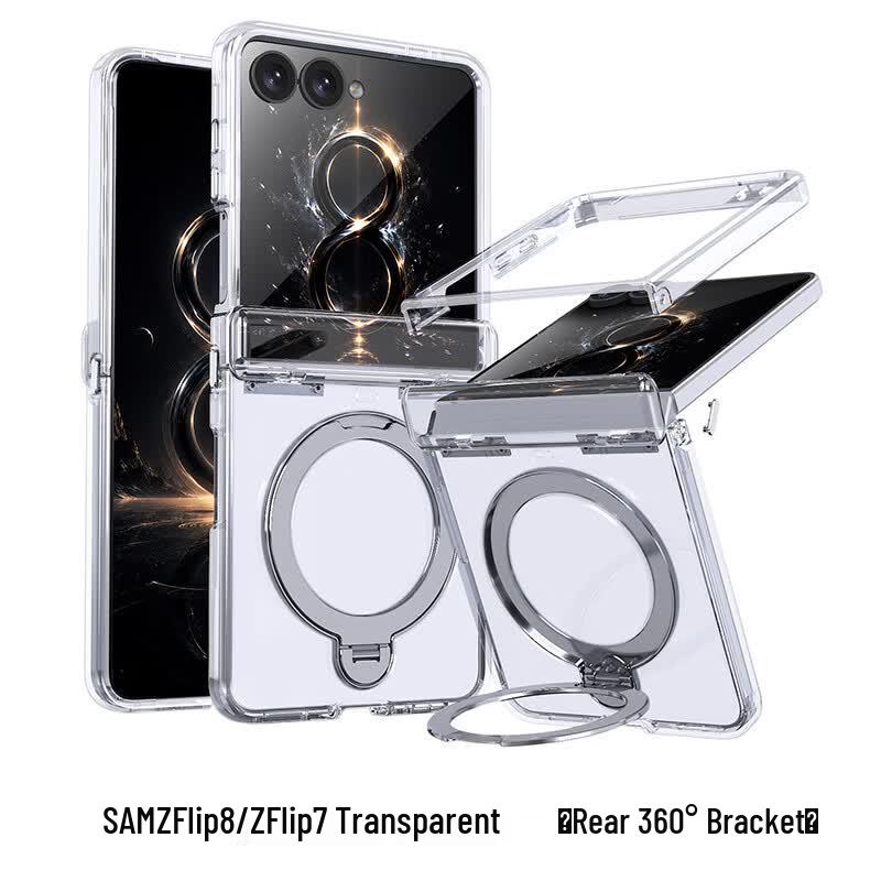 CAXITON Magnetic 360 Rotating Stand Phone Case for Samsung Z Flip