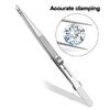 Portable Soldering Tweezer Diamond Pick up Tweezers for Gemstone DIY Crafting