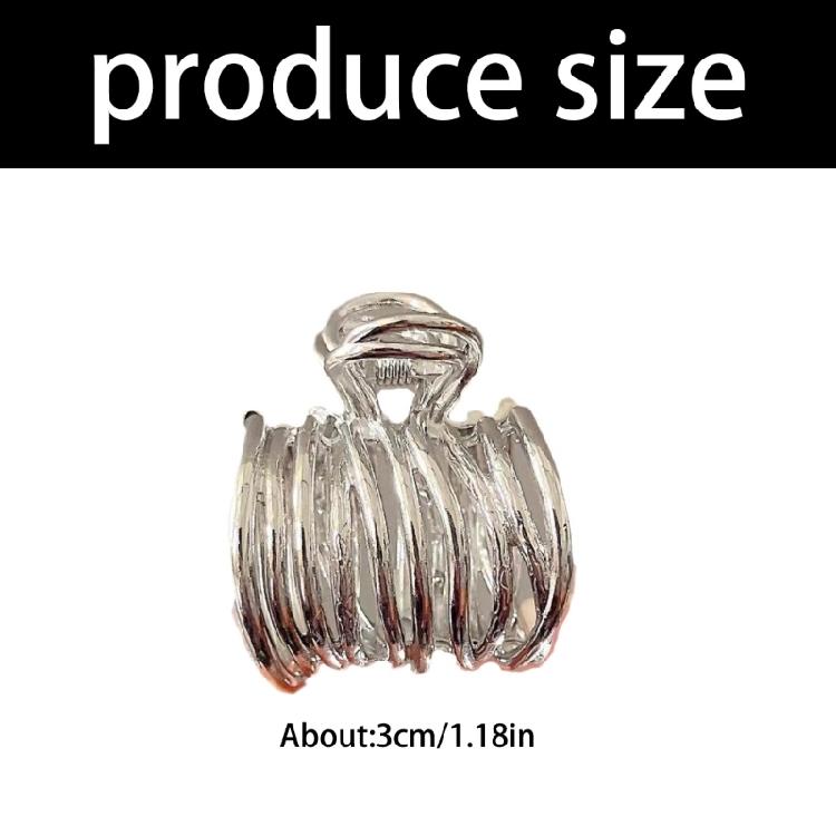 Elegant Metal Hair Claw Clip For Women Geometric Design Hairpin Hair Decoration Lightweight High Ponytail Accessories