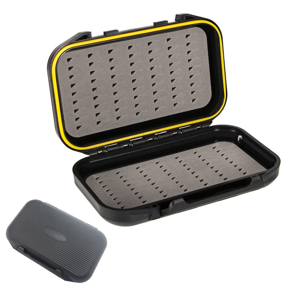 Plastic Shell Storage Box Bilayer Tackle Box Portable Fly Hook Box Fishing