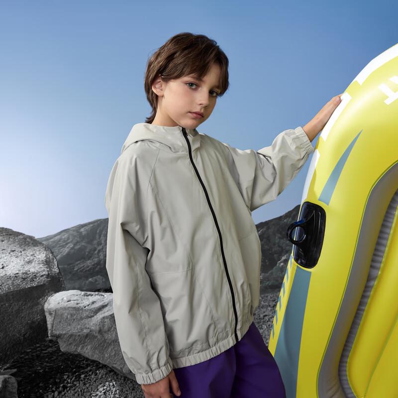 MQD Boys' Lightweight Hooded Windbreaker Jacket
