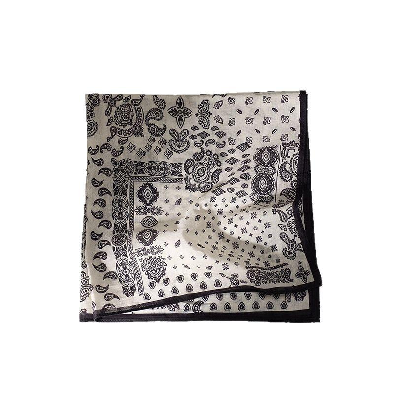 Spring and Summer New Light and Breathable 11 * 11cm Square Scarf Korean Version Ins Wind Small Scarf Women's High-end Silk Scarf