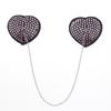 Sexy Silicone Sexy Silicone Crystal Nipple Cover with Metal Chain Pasties Bra for Nightclub Nipple Cover with Metal Chain Pasties Bra for Nightclub