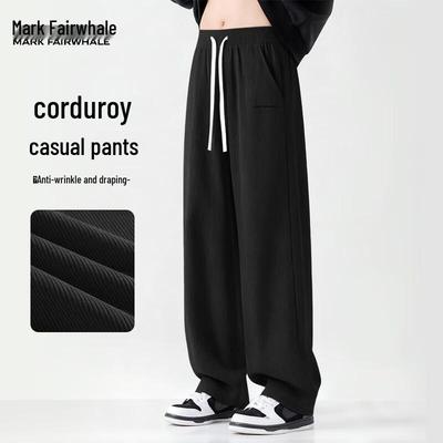 Mark Fairwhale Herren Retro Cord Straight-Leg Freizeithose