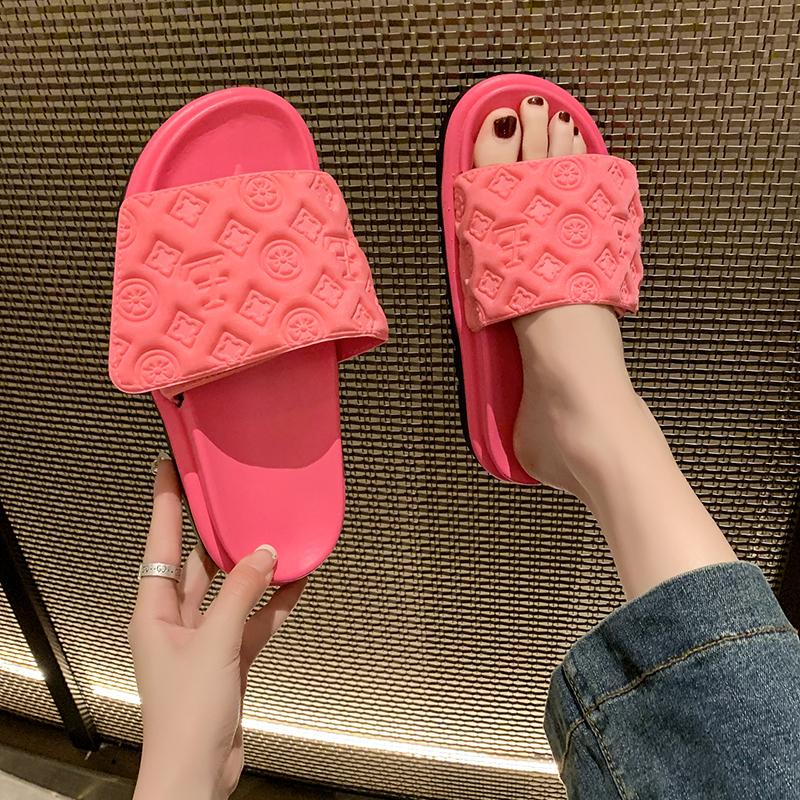 Modne Damskie Płaskie Kapcie Lato Nowe Designerskie Luksusowe Sandały Eleganckie Buty Domowe Modne Płaskie Kapcie Klapki Damskie Zapatos De Mujer