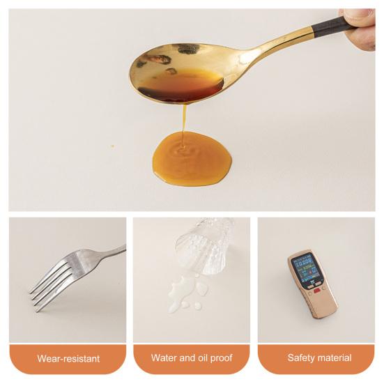 Vodotěsný potah na sedák židle Jednobarevný Šetrný k pokožce Odolný proti opotřebení Odolný proti oleji Univerzální Snadná instalace Ochranný potah na jídelní židli