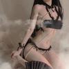 Perla sexy lenjerie erotică sâni mici trei puncte flirt sm uniformă tanga