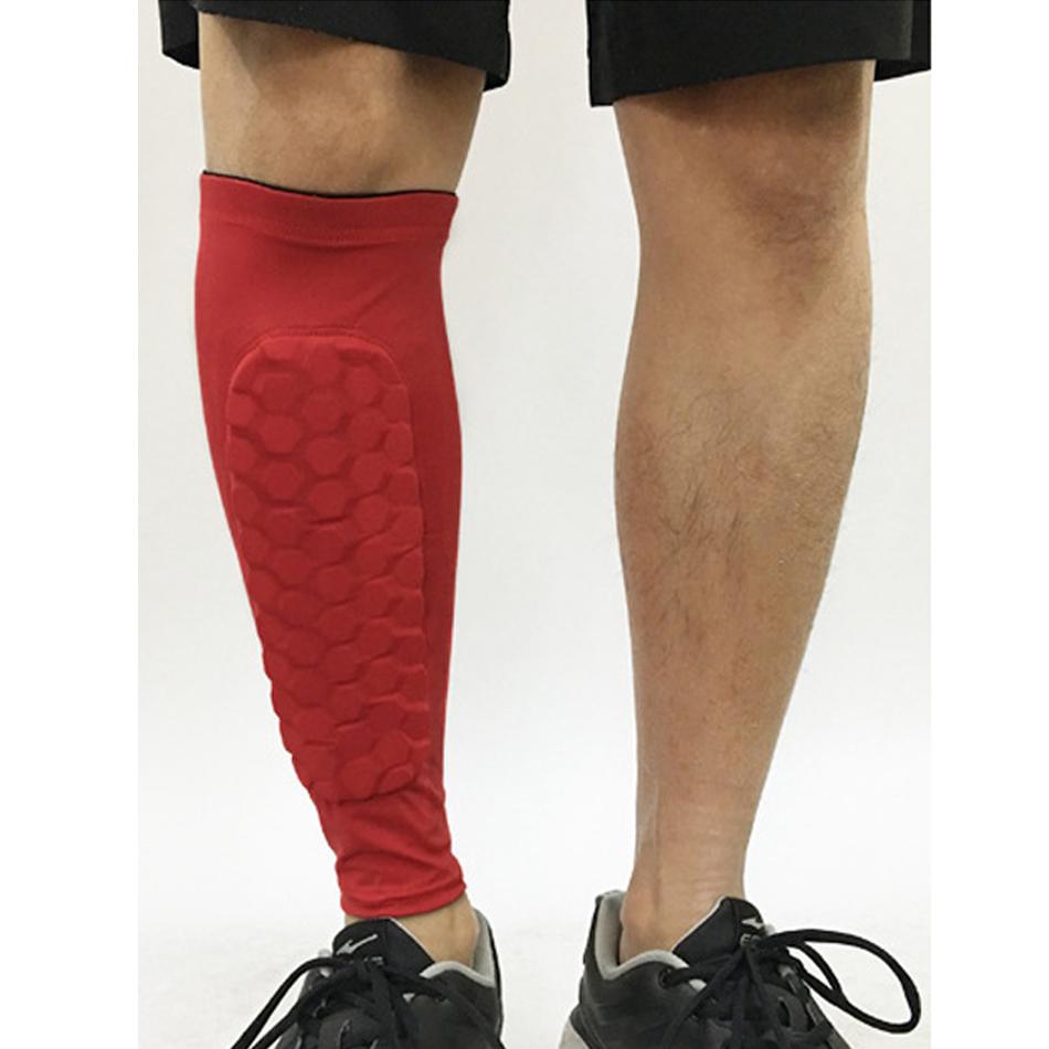 1 PC Honeycomb Shin Guard Professional Sports Football Shields Soccer Legging Shinguards Leg Sleeves Protective Gear