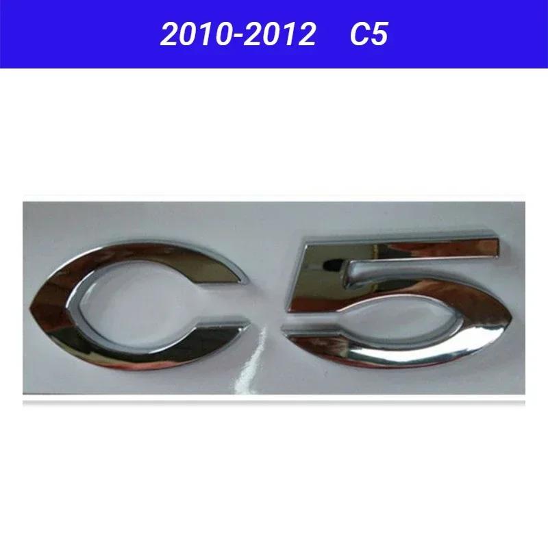 ABS Car Rear Trunk Emblem Badge Decal Sticker for Citroen Logo C5 C2 Exterior Auto Modification Accessory