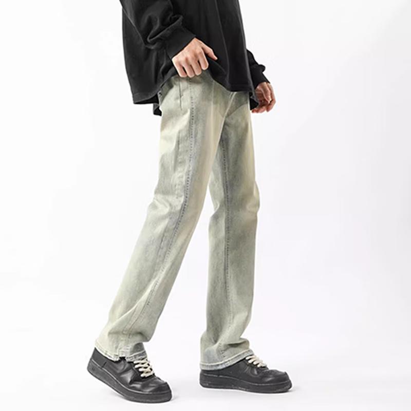 Homlean Amerikanische Retro Loose Fit Schlagjeans ZW697