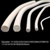 Bande éponge en caoutchouc silicone Blanc Mousse Joint Rond Code VMQ Diam.1/1.5/2/2.5/3/3.5/4/4.5/5/6-30mm
