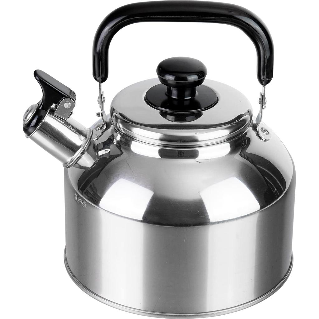 Wahei Freiz Fuefuki Induction and Gas Easy To Stainless Wide-Mouth Kettle, 3.6L, Compatible, 2.5L Capacity, Clean, Steel, Lilacan, RB-2235