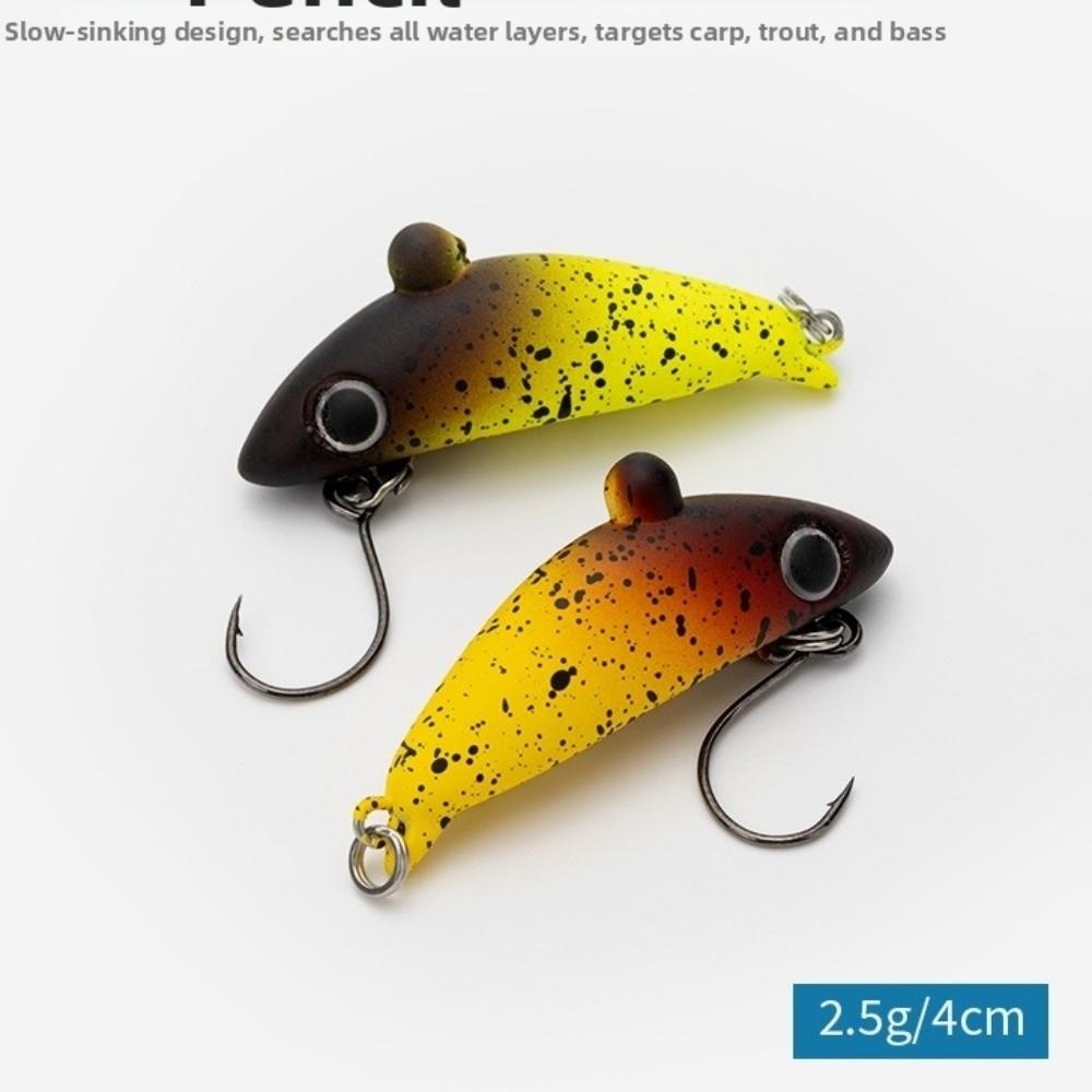 2.5g Weight Hard Bait Fishing Lure Single Hook Full Water Layer Lure Bionic Hard Bait For Trout