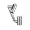 Nickel 304 Stainless Steel Bathroom Basin Faucet Deck Mounted Hot And Cold Mixer Water Bathroom Tap Washbasin Crane For Bathroom