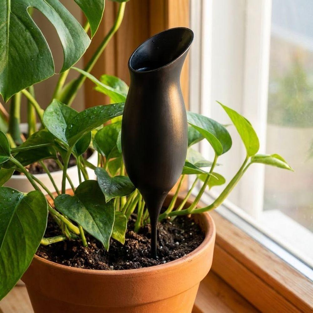 Plastic Self-Watering Device Deep Root Irrigation Long Thin Spout Plants Drip Watering Can Planter Insert Watering System