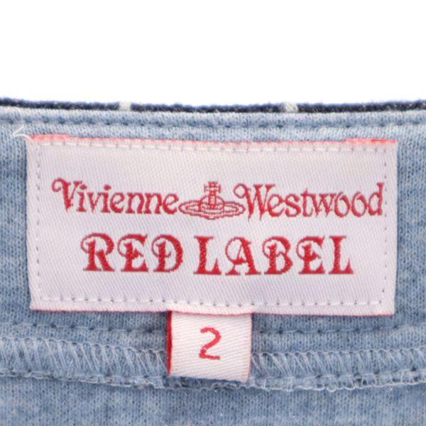 Vivienne Westwood Red Label wool blend stripe Long sleeve one piece 2 Women Used