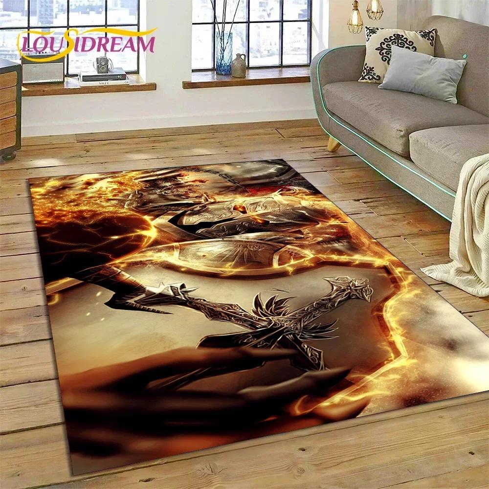Diablo 3D Retro Game Gamer Carpet Rug for Bedroom Living Room Home Sofa Decoration,Children Play Game Large Decor Floor Mat Gift
