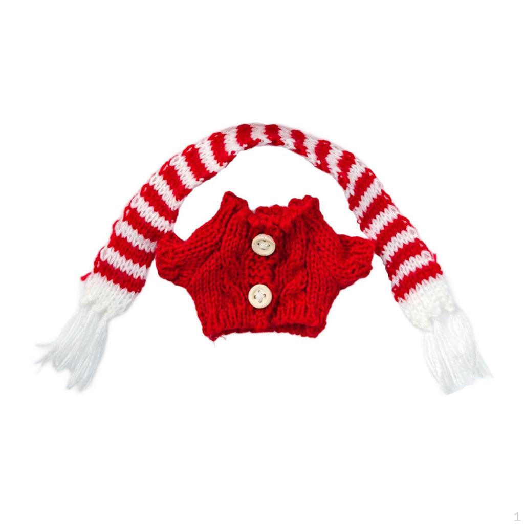 15cm-17cm Plush Doll Clothe,Doll Clothing Dress up Stylish Soft Cartoon Costume