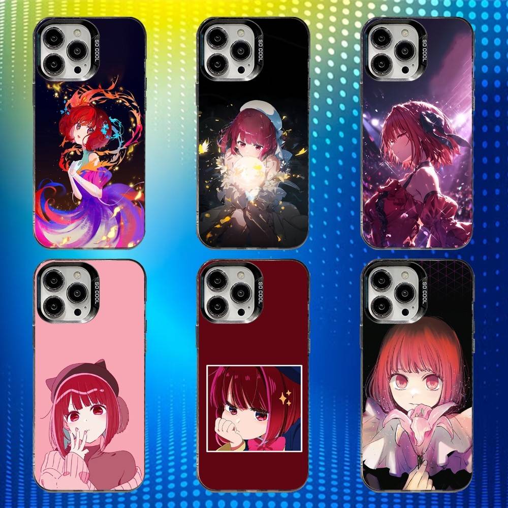 Oshi No Ko Kana Arima Phone Case For iPhone 16,15,14,13,12,11,Mini,Pro,SE,MAX White Matte Shockproof Cover