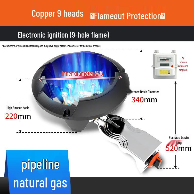 Yunduo Commercial High-Pressure Gas Stove Burner