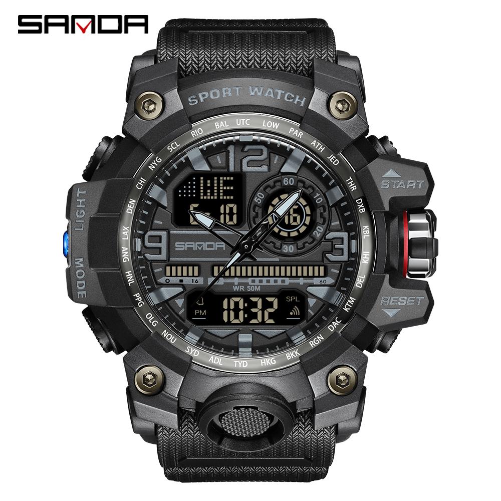 RORIOS Orologio Digitale Uomo Militare Orologi Sportivo Uomo Orologio da Polso Impermeabile Analogico