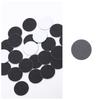 50x Sanding Paper Discs Foot Sandpaper Discs 25mm Foot File Sandpaper Discs 80/120/180 Grits for Manicure Pedicure