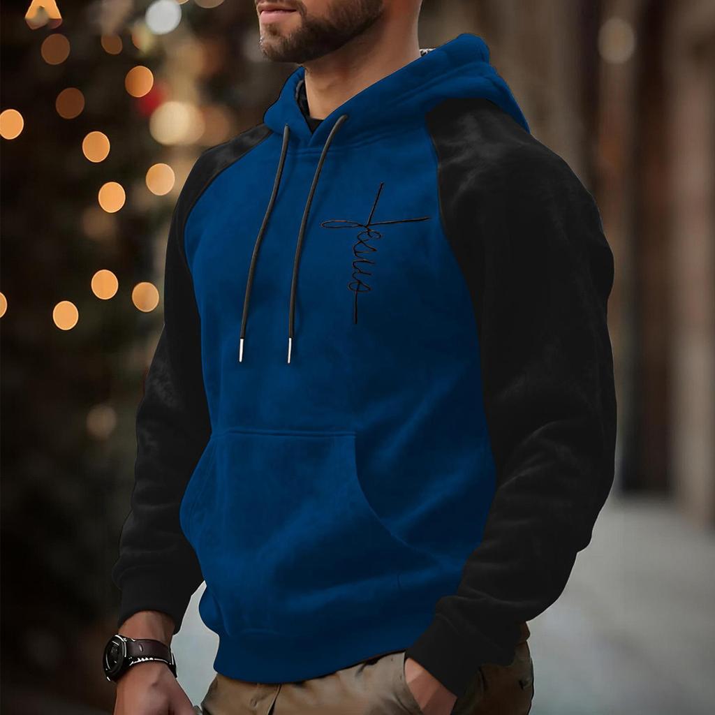 Mens Hoodies Fall Warm Fashion Casual Long Sleeve Sweat Hoodies For Men
