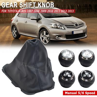 5/6 Speed Car Gear Shift Knob Lever Shifter Stick Handball For Toyota For Auris 2007 2008 2009 2010 2011 2012 2013