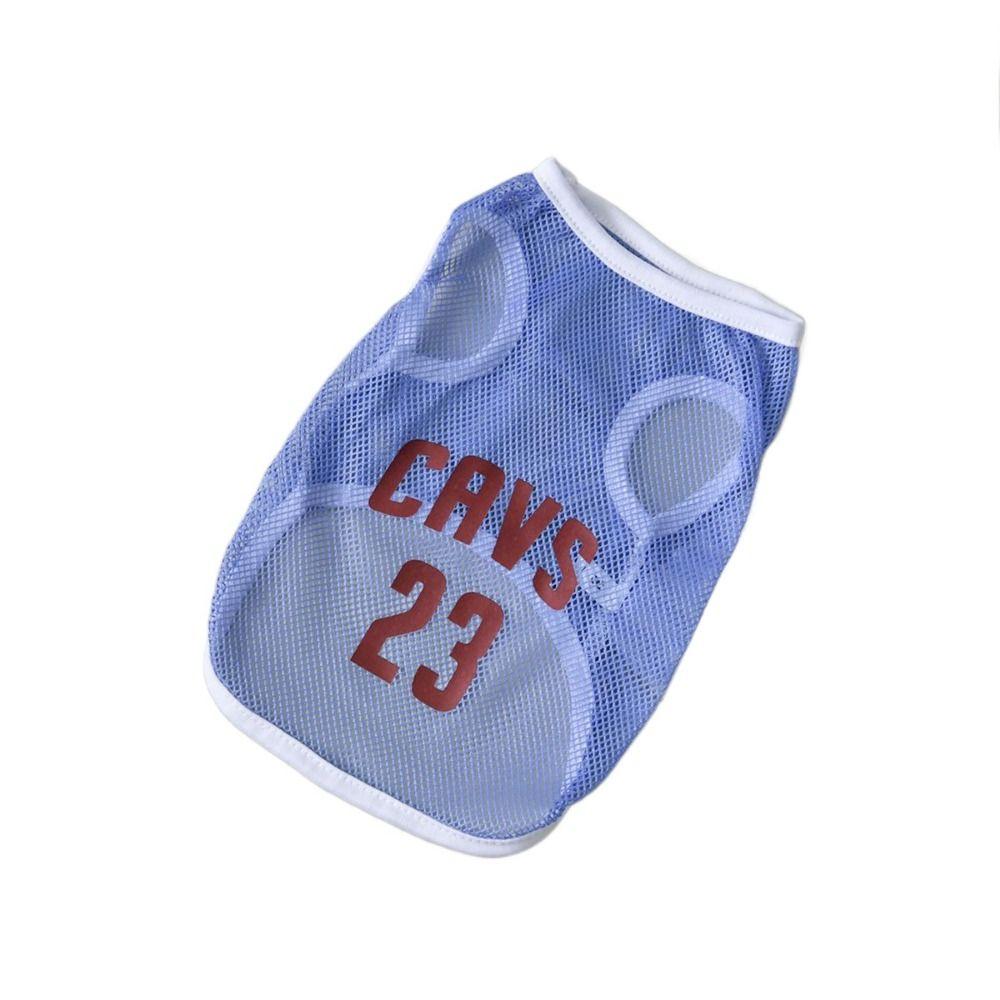 

Охлаждающая майка-топ для собак из сетки, футболка для собак из дышащего полиэстера, одежда для защиты собак от солнца, мягкая тонкая футболка для кошек, лето 6XL